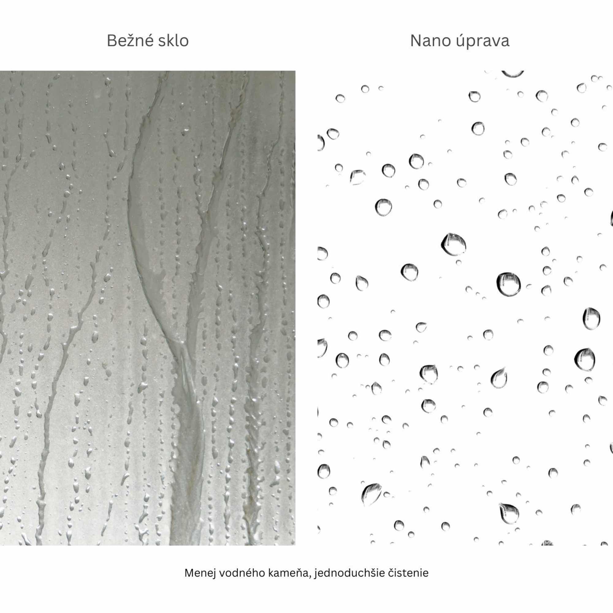 Nano úprava skla vs bežné sklo – menej vodného kameňa a jednoduchšie čistenie