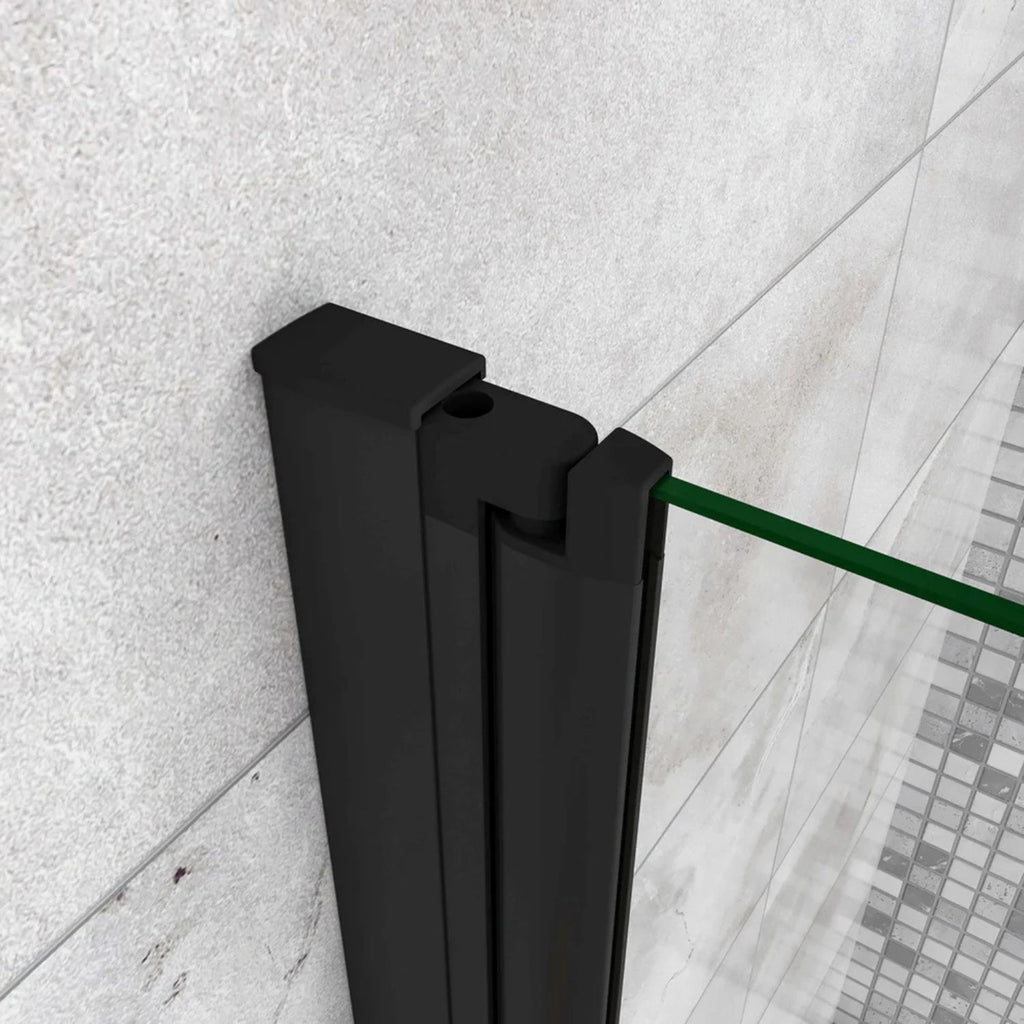 Detail horného profilu vaňovej zásteny 