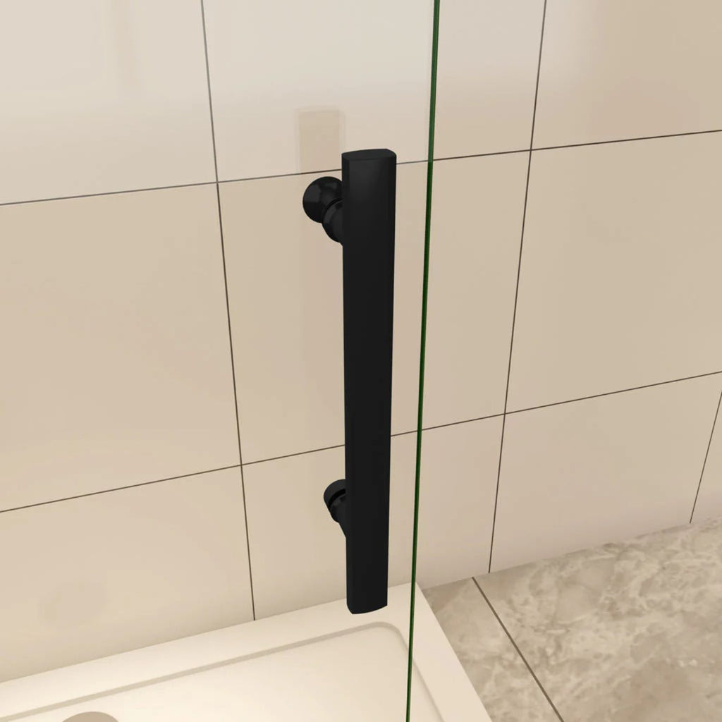 Detail madla – skladacie walk-in sprchové dvere čierne